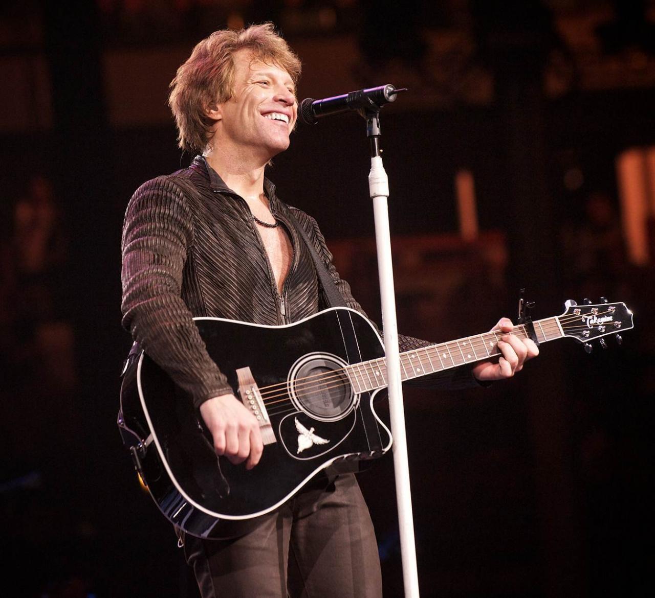 Jon Bon Jovi's guitar skills